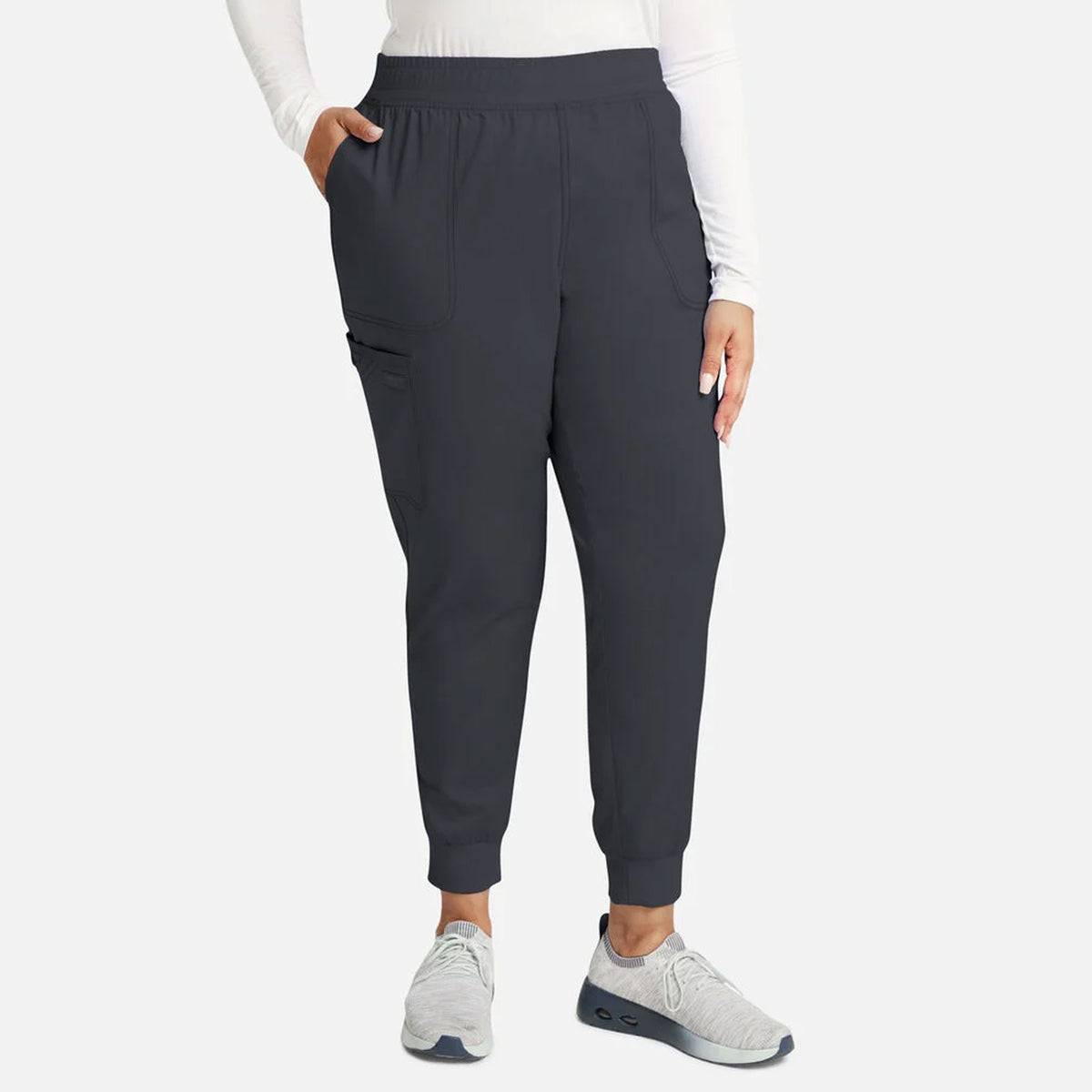 Cherokee Women's Mid Rise Jogger Scrub Pant - WW115 - Petite