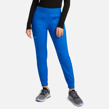 Cherokee Women's Mid Rise Jogger Scrub Pant - WW115 - Petite