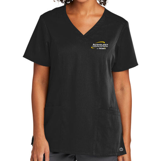 Women's Premiere Flex V Neck Top - WW4168 - SLPT