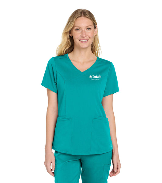 Wink Women’s Premiere Flex Mock Wrap Top - WW4268 - Patient Access