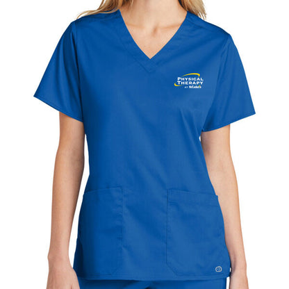 Wink Women’s WorkFlex V-Neck Top - WW4560 - SLPT