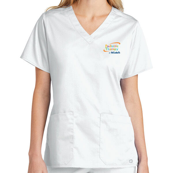 Wink Women’s WorkFlex V-Neck Top - WW4560 - SLPT