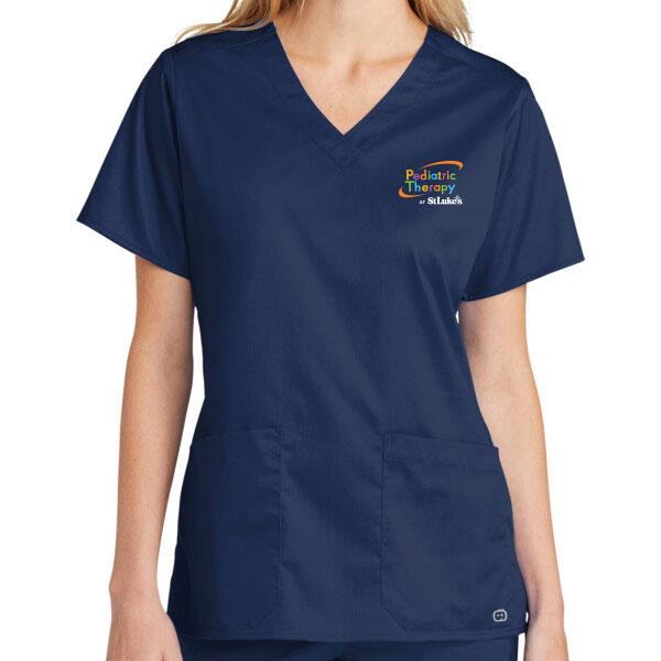 Wink Women’s WorkFlex V-Neck Top - WW4560 - SLPT