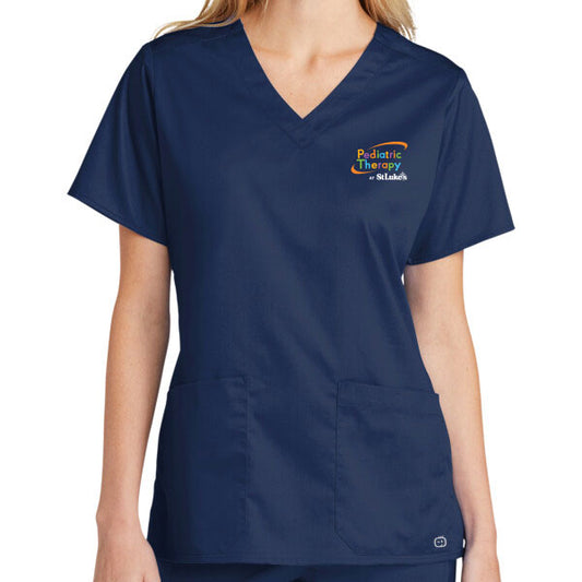 Wink Women’s WorkFlex V-Neck Top - WW4560 - SLPT