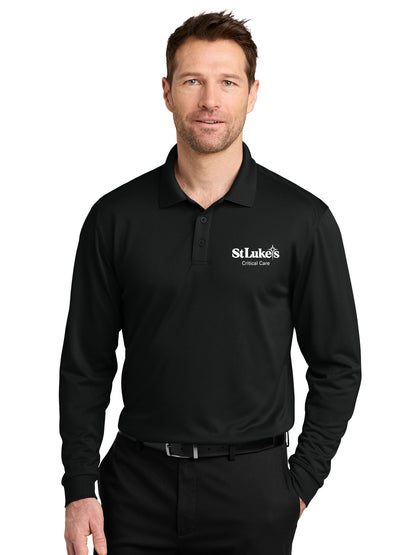 Port Authority Wearever Performance Pique Long Sleeve Polo - K240LS - PC-Care