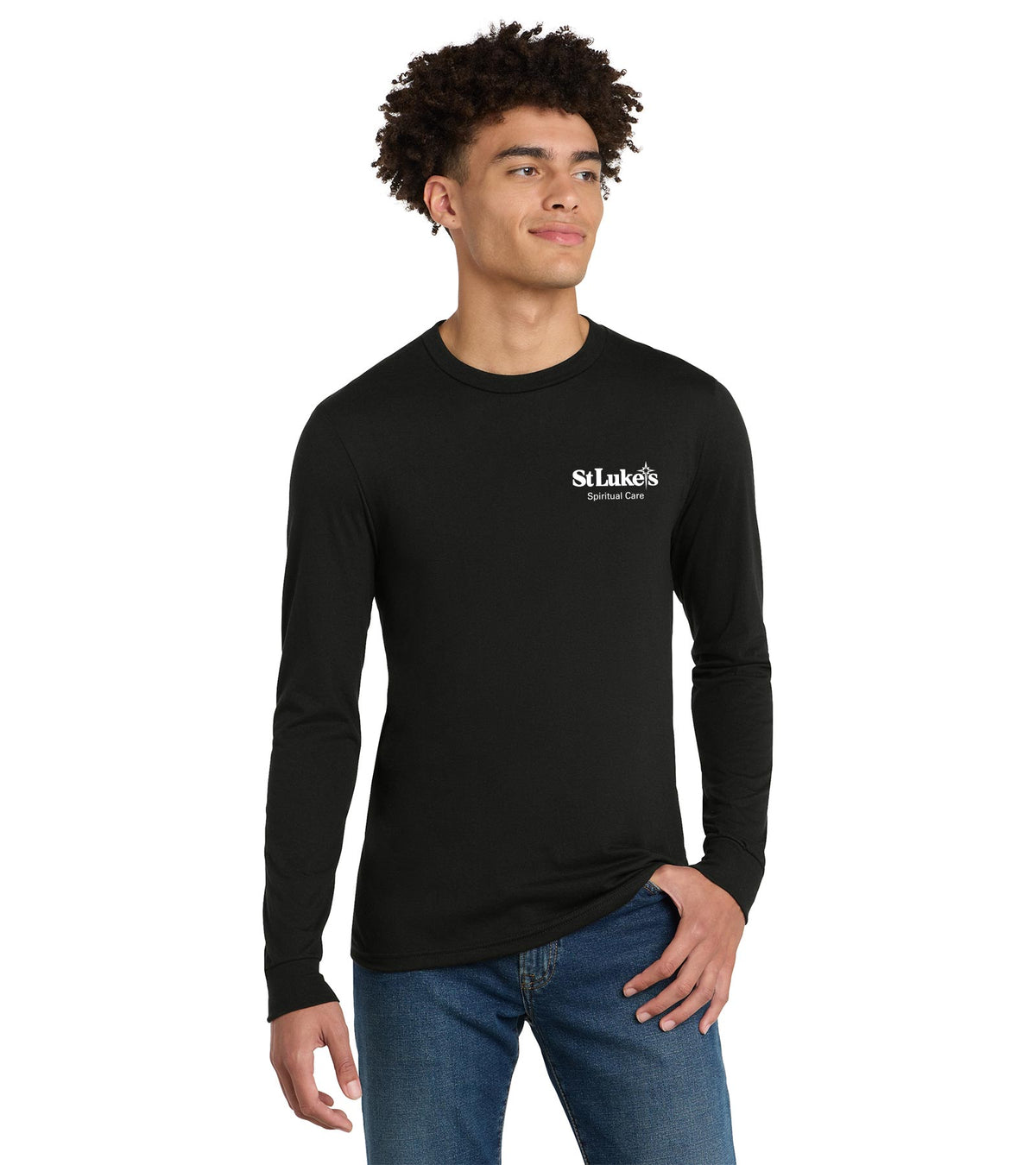 Casual Men’s District Perfect Tri Long Sleeve Tee - DM132 - Spiritual
