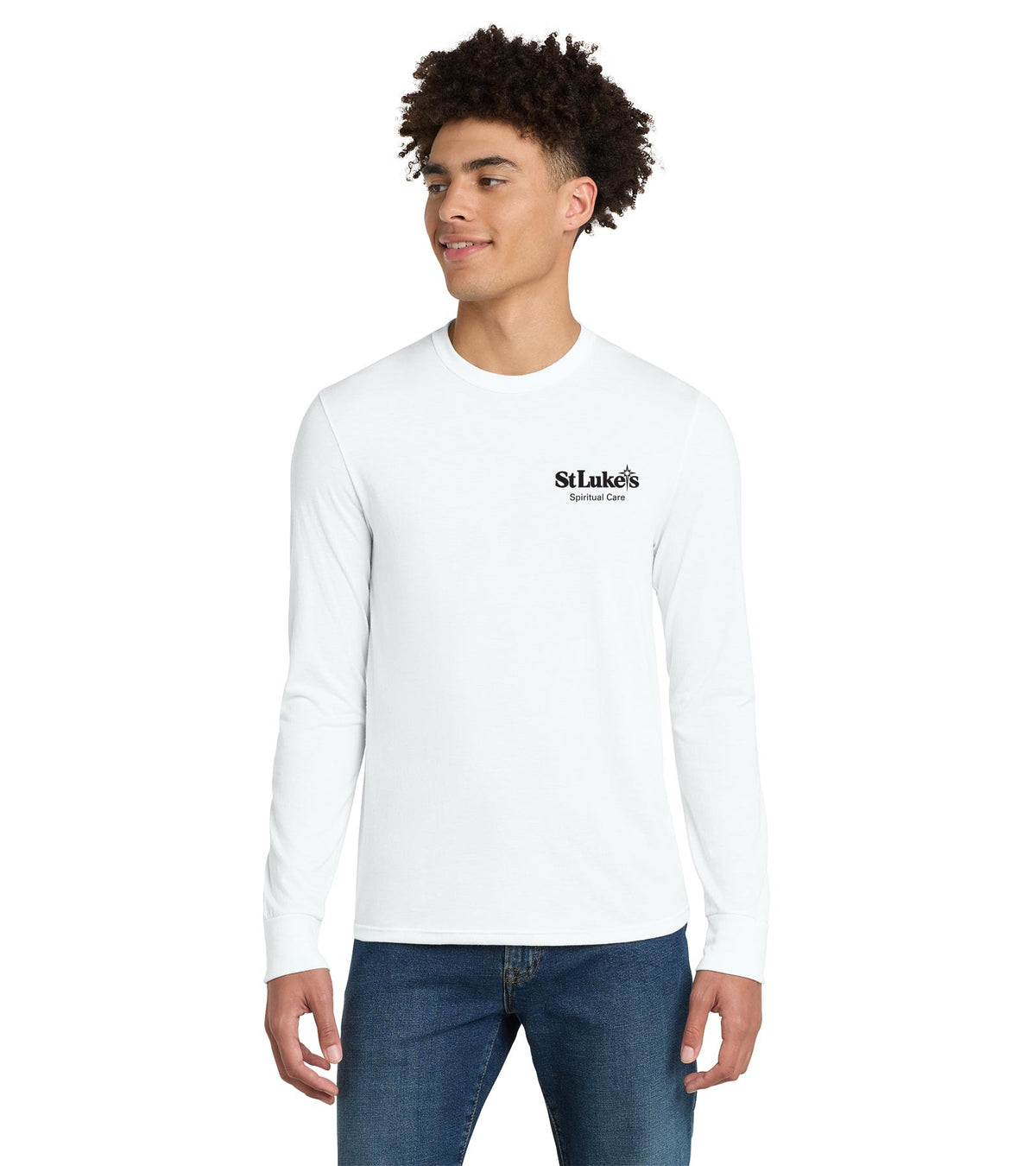 Casual Men’s District Perfect Tri Long Sleeve Tee - DM132 - Spiritual