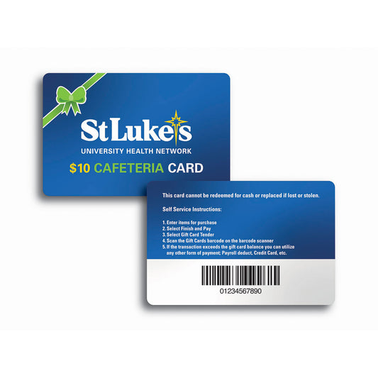 St Luke's $10 Cafeteria Gift Card