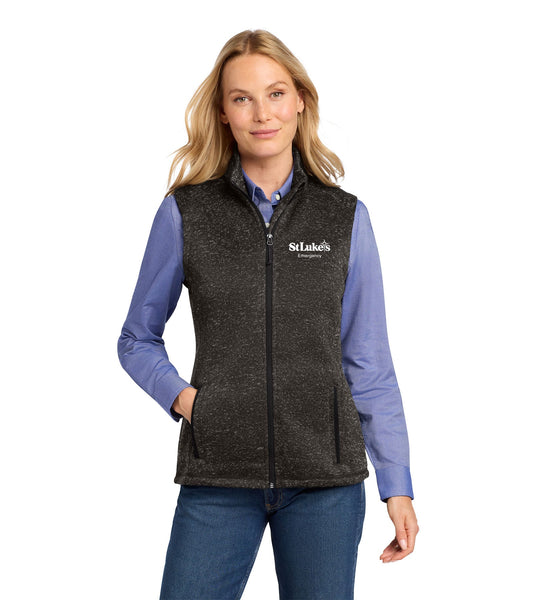 Port Authority Women's Sweater Fleece Vest - L236 - Allentown ED