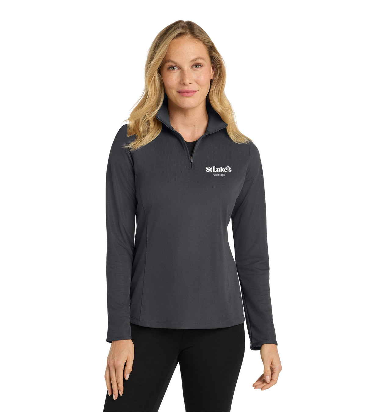 Port Authority Women's Pinpoint Mesh 1/2-Zipip - L806 - Radiology
