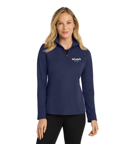 Port Authority Women's Pinpoint Mesh 1/2-Zipip - L806 - Radiology