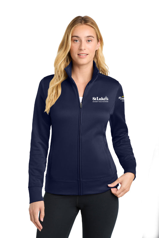 Sport-Tek Women's Sport-Wick Fleece Full-Zip Jacket - LST241 - Leadership