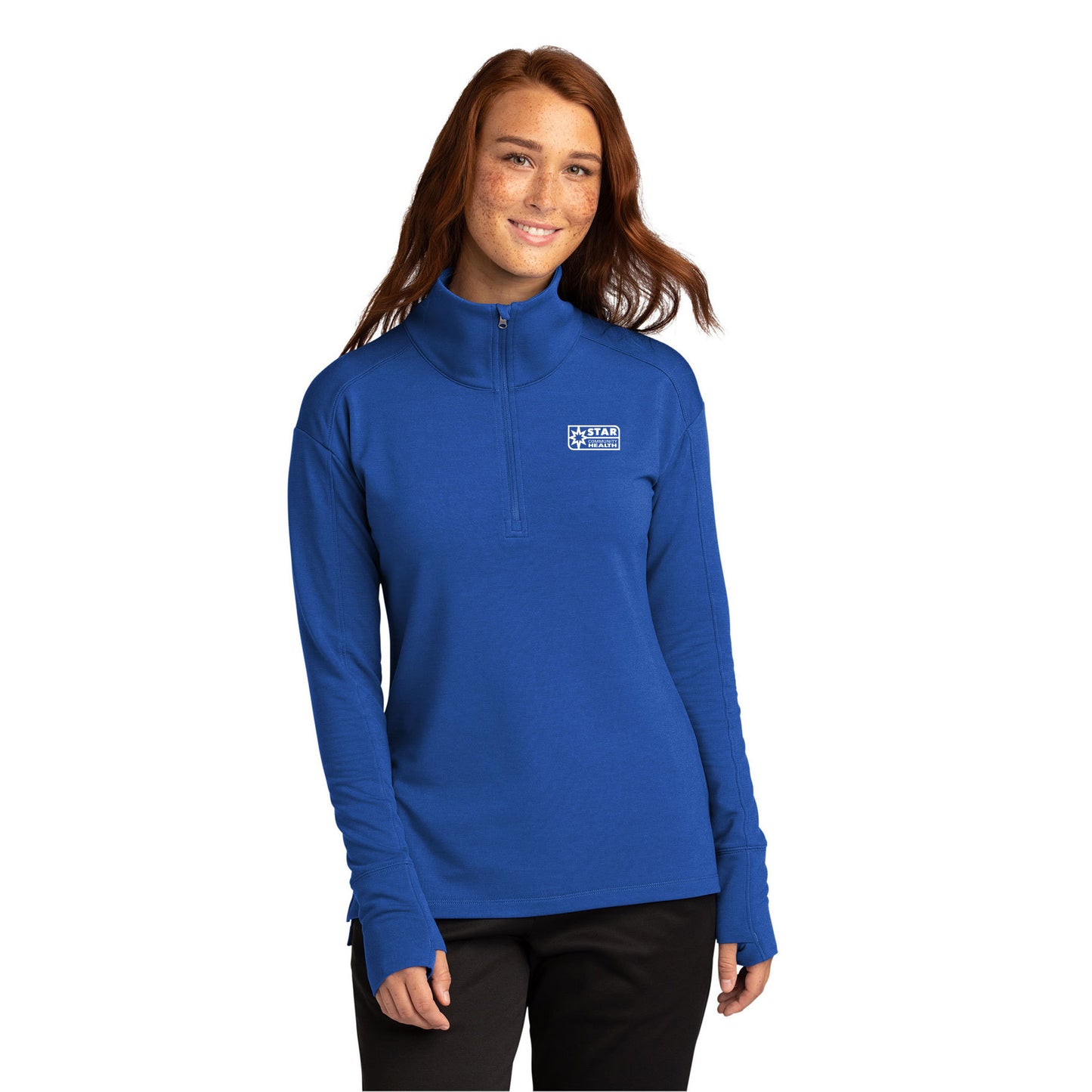 Ladies Sport-Tek Sport-Wick Flex Fleece 1/4-Zip - LST561