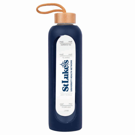 Arlo 36 oz Glass Water Bottle